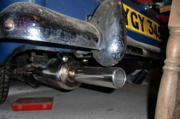 Midget exhaust