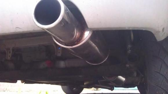 An Exhaust that needs taking off and sorting as it's a Mondeo piper system. Nay fitting to well!!