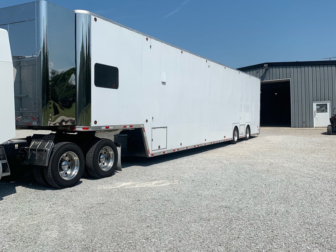 2002 56ft Competition Race Trailer (In Indiana) for Sale in NORTH