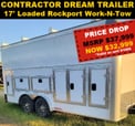 17' CONTRACTOR'S DREAM TRAILER SUPER NICE, SUPER LOADED!   for sale $34,999 