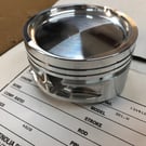 8) Small Block Ford 4.125 bore Dish Pistons/Buttons