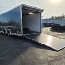 28' Loaded Race Trailer, Finished Interior w/Cabinets