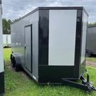 7 X 16 Enclosed Cargo Trailer – Tandem Axle – with Black