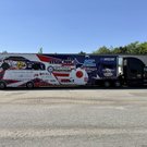 53’FEATHERLITE NASCAR TRANSPORTER -2013INTERNATIONAL PROST