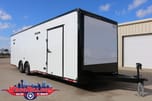 USED 28' LOADED RACE TRAILER @ Wacobill.com  for sale $23,995 