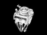 409 CHEVY BIG BLOCK  STERLING SILVER ENGINE RING   for sale $375 