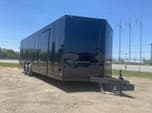 Covered Wagon Trailers 8.5x24 Bk Black out ramp door Enclose  for sale $12,995 
