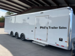 32' BATHROOM RACE TRAILER ALL ALUMINUM ENCLOSED CAR HAULER  for sale $59,999 