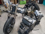 2001 Kawasaki zx7 with two 900cc engines PROJECT 