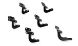 Barricade 5 in. Oval 60 Degree Bent End Side Step Bars - Bla  for sale $179.99 