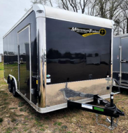 SUPER NICE! 2024 8.5'X 18' Auto Master Motorcycle Trailer 