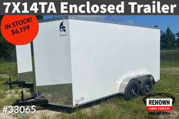 NEW Spartan 7X14TA Enclosed Cargo Trailer 7ft & Thermaco
