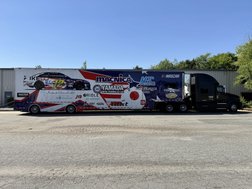 53’FEATHERLITE NASCAR TRANSPORTER -2013INTERNATIONAL PROST