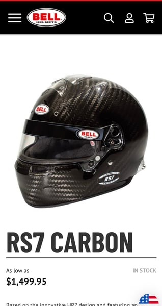 Bell Carbon RS7 Helmet  for Sale $750 