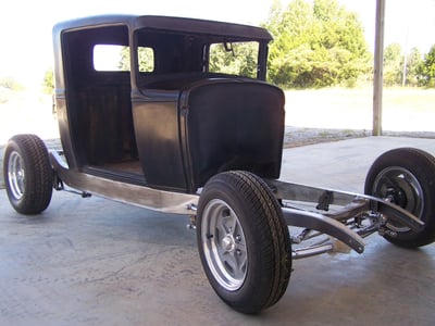 1931 FORD PU , Hot rod body, New glass, chopped, extended 8&