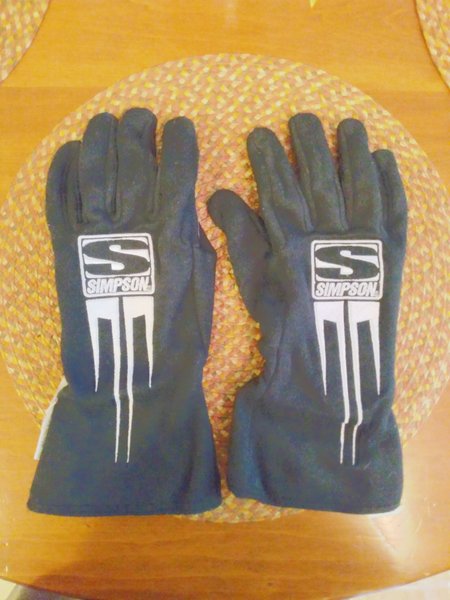 Simpson Racing Products Predator Black XL Gloves  for Sale $90 