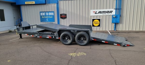 2024 Lamar Trailers  Split-tilt-  14k GVWR -  Steel Deck