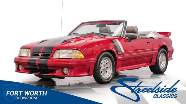 1989 Ford Mustang GT Convertible Supercharged  for Sale $29,995 