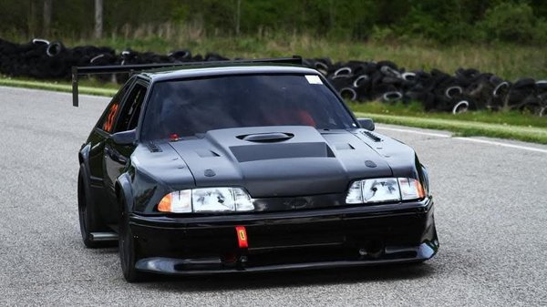 1990 Foxbody Mustang Widebody Hatch Roadrace Race Car Roller
