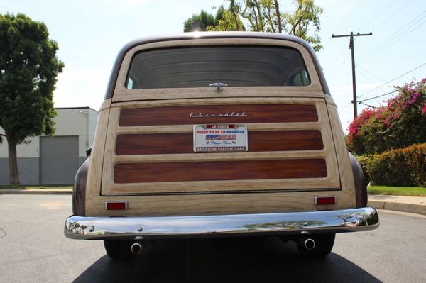 1950 Chevrolet Styleline Deluxe Tin Woody for Sale $36,900