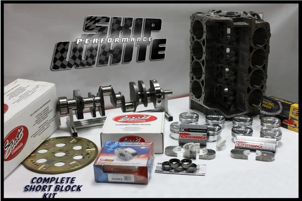 SBC CHEVY 406 DART SHORT BLOCK KIT FORGED +5cc DOME 4.155   for Sale $4,395 