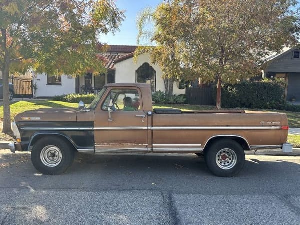 1972 Ford F100  for Sale $8,795 