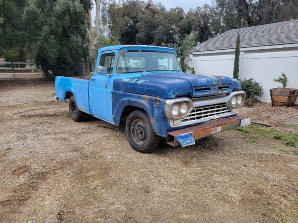 1960 Ford F100  for Sale $6,495 