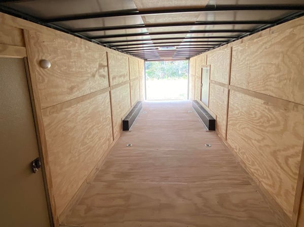🤩 NEW 8.5 x 36 TA White Enclosed Cargo Trailer  for Sale $15,695 