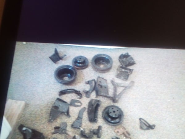 Big block pulleys and brackets   for Sale $100 
