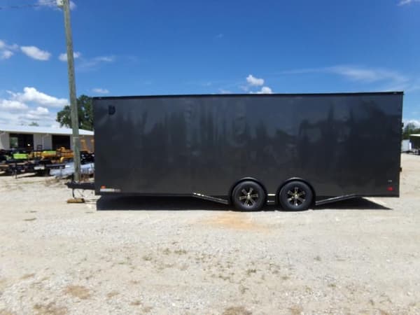 Covered Wagon Trailers 8.5x24 Bk Black out ramp door Enclose  for Sale $13,995 