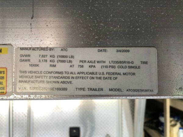 2009 ATC 38' Enclosed Aluminum Car Trailer Hauler Onan Gener for Sale $45,000