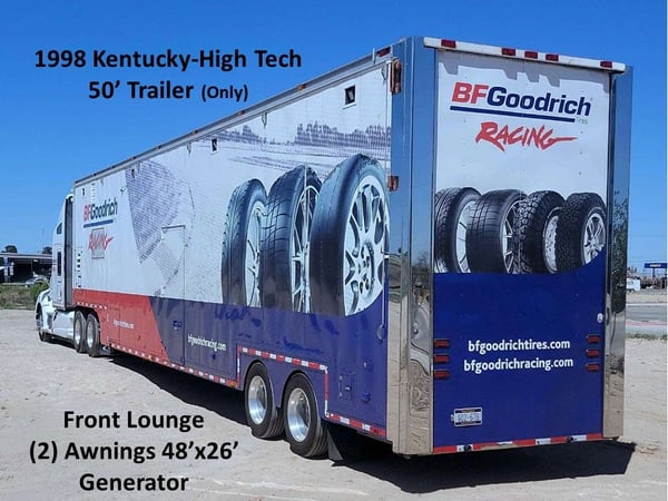 1998 Kentucky-High Tech 50' Trailer w/ two awning framings  for Sale $119,000 