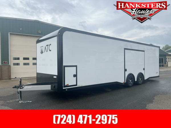 ATC 8.5X28 ROM-450 ALUMINUM ENCLOSED CAR TRAILER  for Sale $36,900 