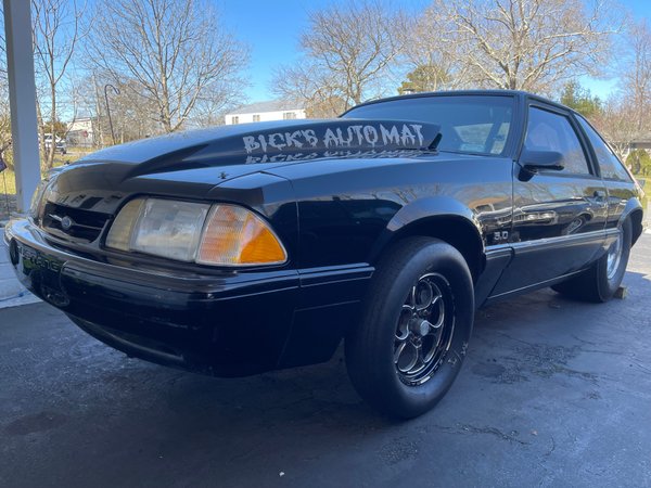 Foxbody Mustang Big Tire Street Car Drag Car   for Sale $15,200 