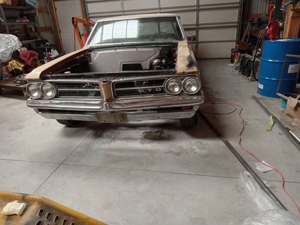 1964 GTO/Lemans Pro Street project, title, LS 5.7, 5 speed