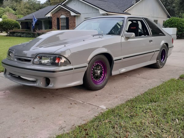 1984 Ford Mustang Pro Street Rolling Chassis  for Sale $15,000 