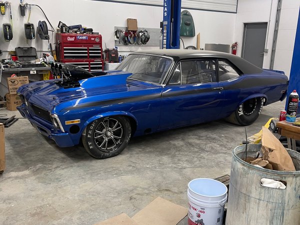 1971 chev nova blown alcohol  for Sale $55,000 