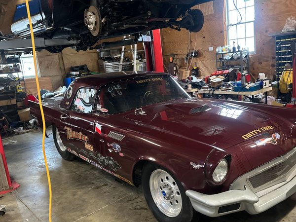 1957 ford thunderbird dragcar 