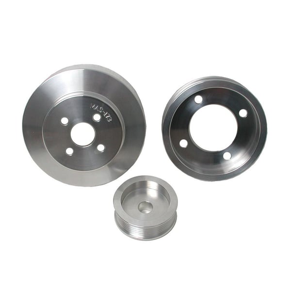 3pc. Aluminum Pulley Kit - 94-95 Mustang 5.0L, by BBK PERFOR