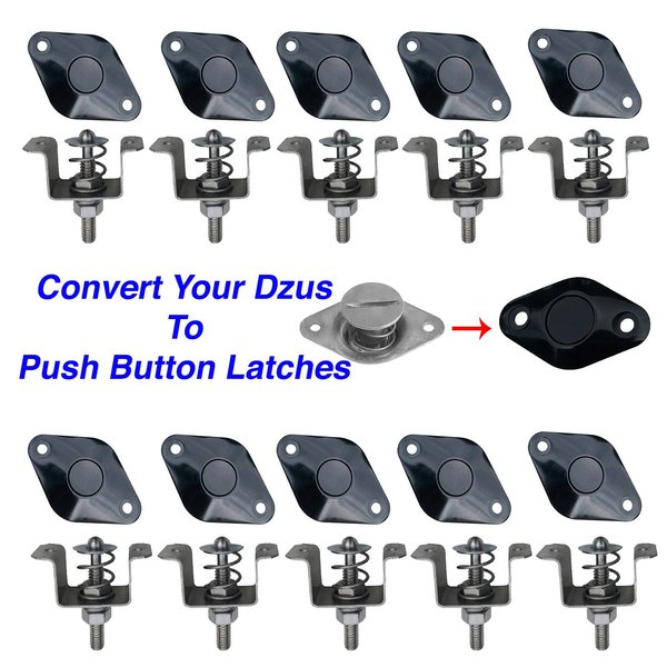 Convert 10 DZus To Push Button Latches for Sale in VALDOSTA, GA