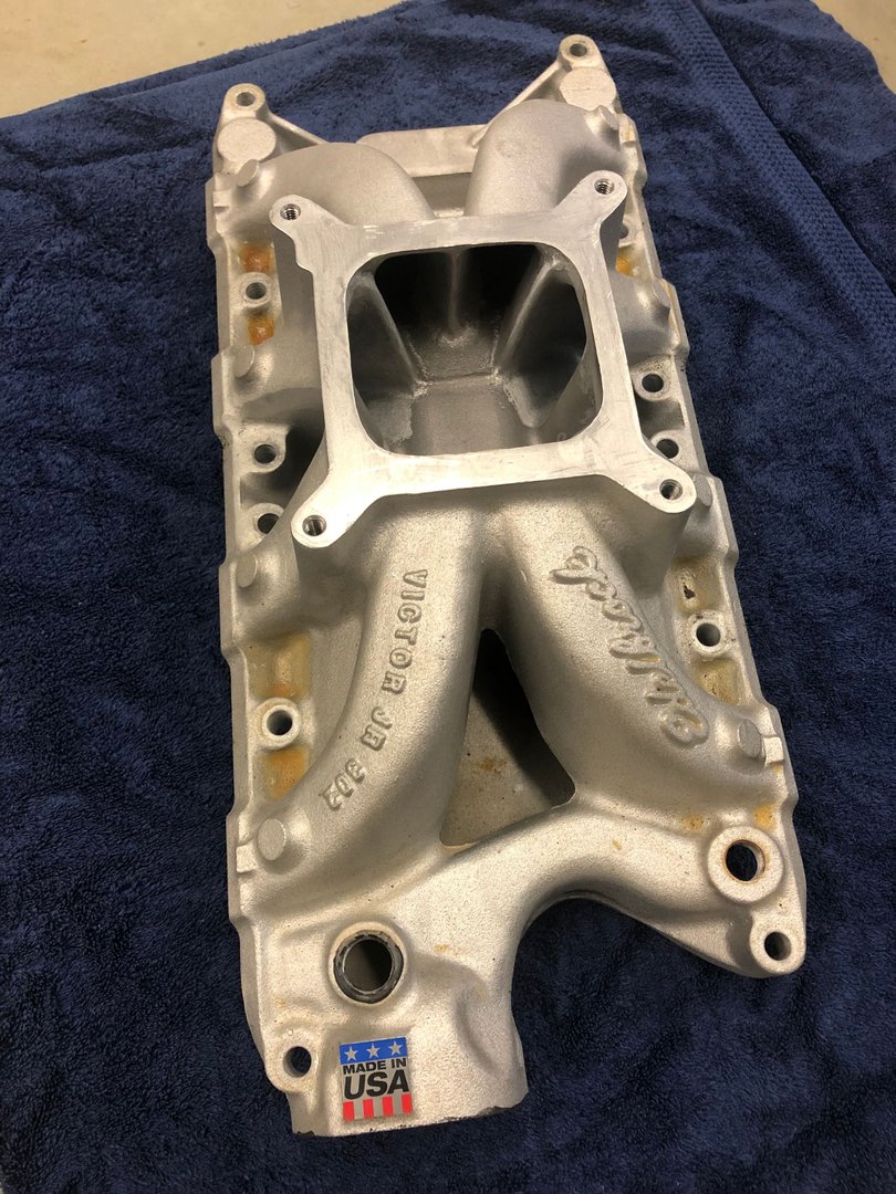 Ford 302 PORTED Edelbrock Victor Jr. intake for Sale in Spokane, WA