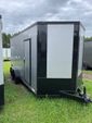 7 X 16 Enclosed Cargo Trailer – Tandem Axle – with Black  for sale $5,950 