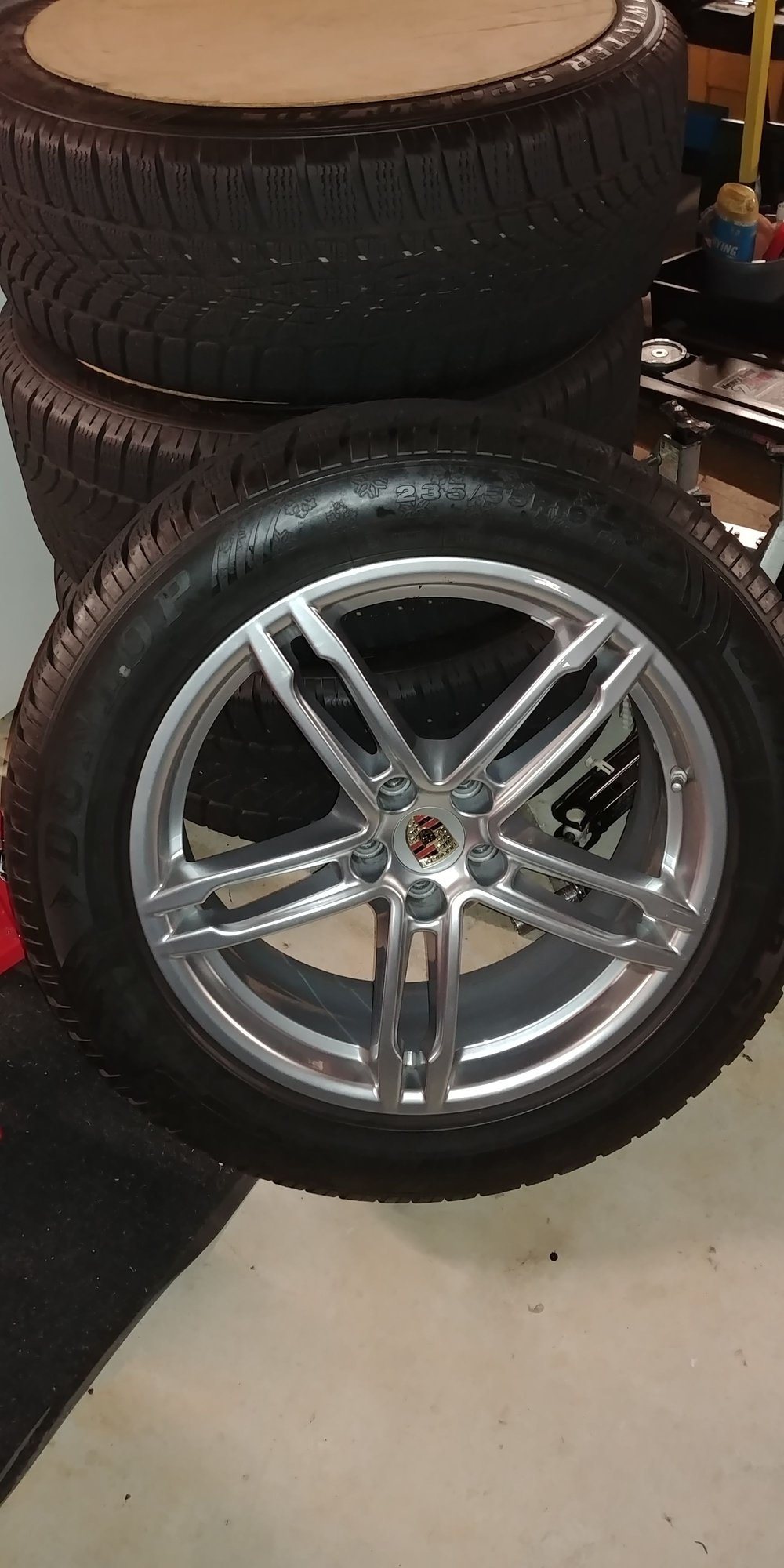 Wheels and Tires/Axles - MACAN 19-Inch Winter Wheel & Tire Set-Porsche OEM-Like New! - Used - 2014 to 2018 Porsche Macan - Winston Salem, NC 27104, United States