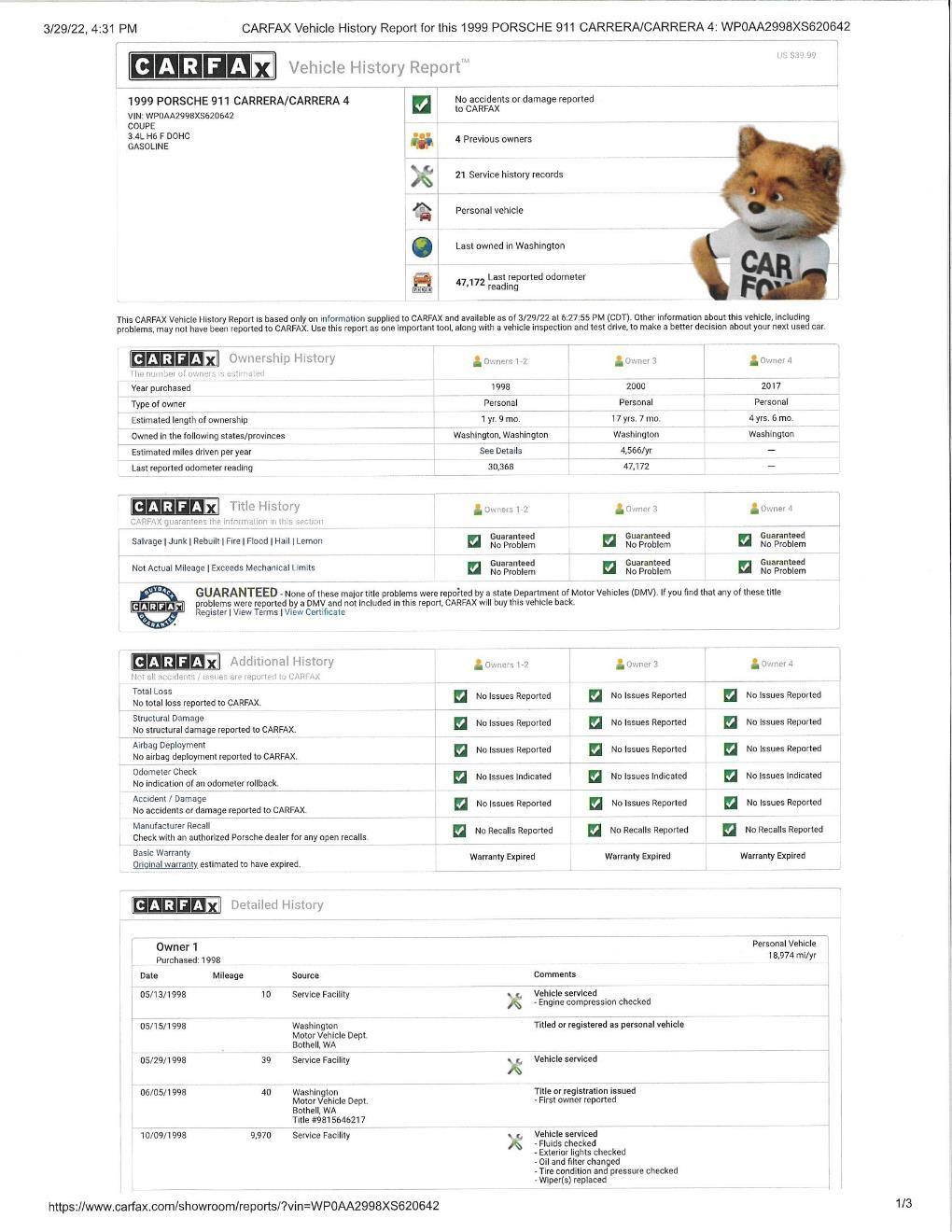 1999 Porsche 911 - 1999 Porsche 911 Carrera Coupe - Used - VIN WP0AA2998XS620642 - 69,242 Miles - 6 cyl - 2WD - Automatic - Coupe - Silver - Seattle, WA 98136, United States