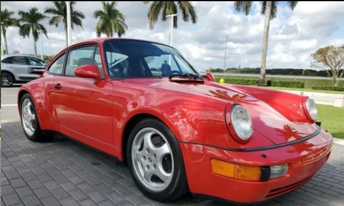 1992 Porsche 911 - 1992 Porsche 911 (964) Turbo 3.3 Guards Red low miles - Used - VIN WP0AA2964NS480270 - 40,972 Miles - 6 cyl - 2WD - Manual - Coupe - Red - Hollywood, FL 33026, United States