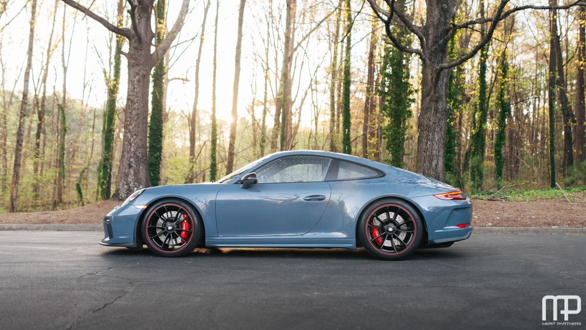 2018 Porsche 911 - Graphite Blue 2018 GT3 Touring - Used - VIN WP0AC2A95JS175385 - 1,785 Miles - 6 cyl - 2WD - Manual - Coupe - Blue - Atlanta, GA 30360, United States