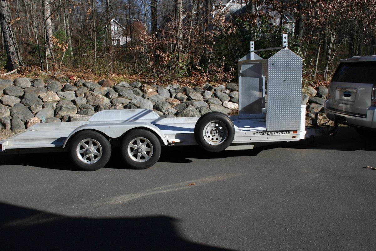 2007 Featherlite 31108617 Open Car Trailer w/Tire rack Rennlist