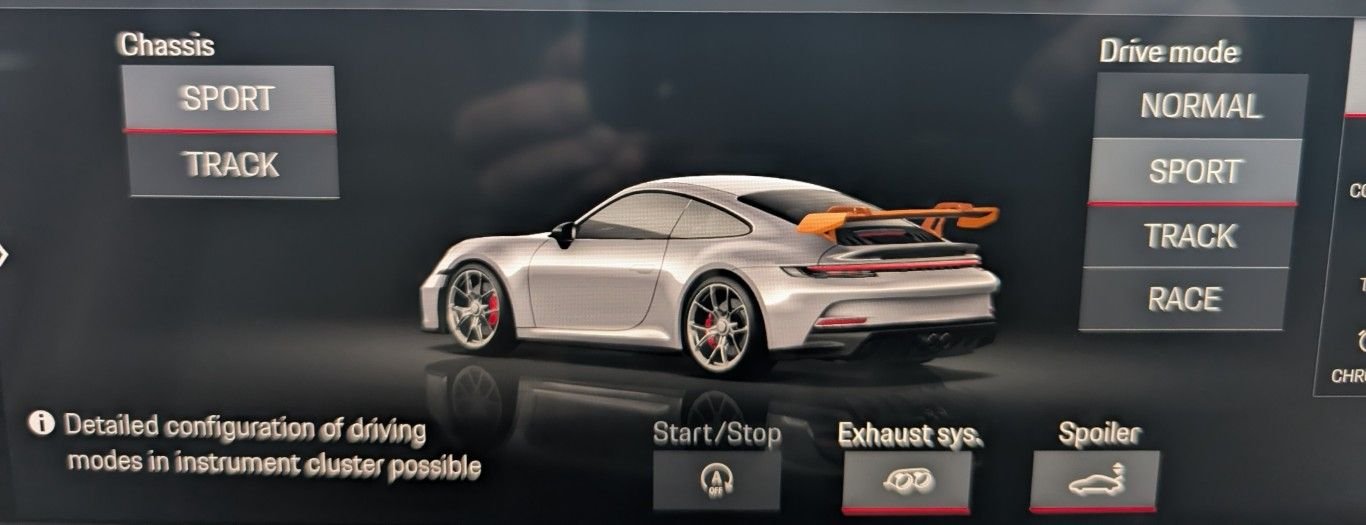 PCM car graphic 992 GT3RS