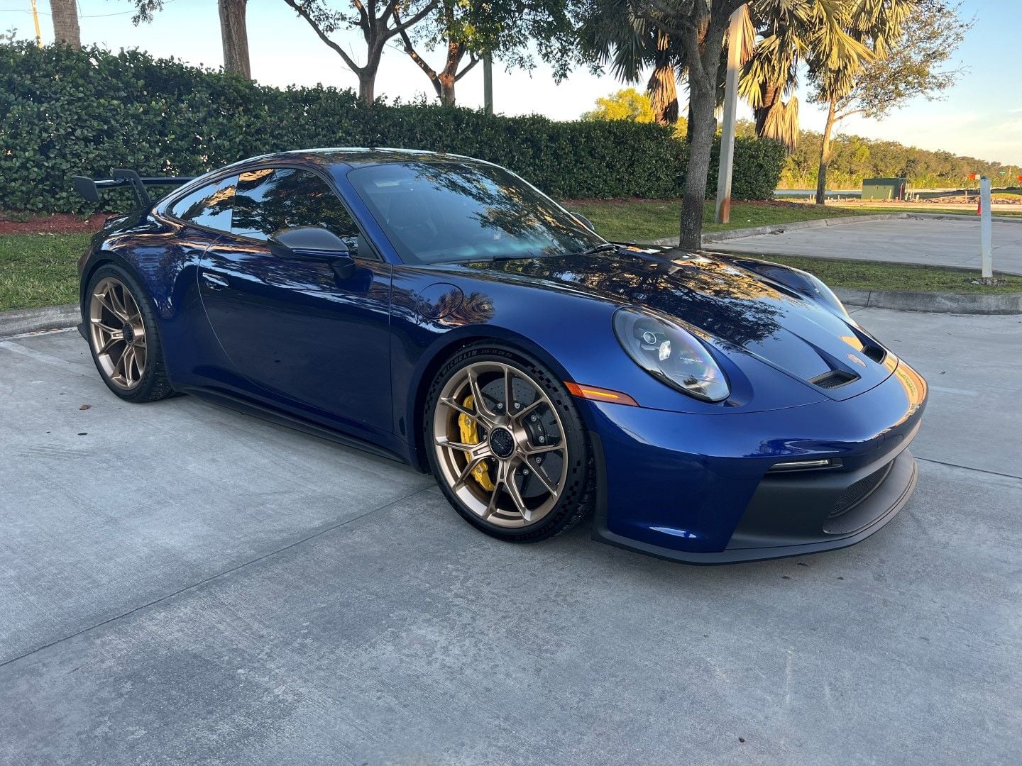 2021 Porsche 911 - 2022 Porsche 911 GT3 Gentian Blue full PPF - Used - VIN WP0AC2A95NS268557 - 715 Miles - 6 cyl - 2WD - Manual - Coupe - Blue - Twinsburg, OH 44087, United States