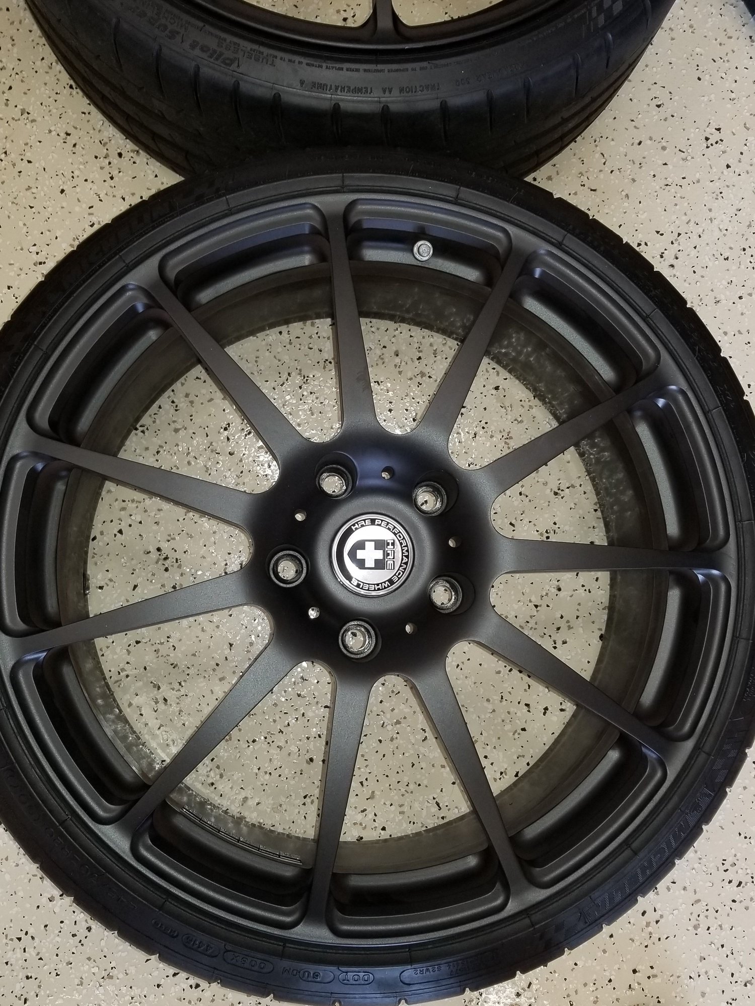 Wheels and Tires/Axles - HRE 43 forged Wheels with 4 Michelin Pilot SS Tires - Used - Henderson, NV 89002, United States
